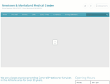 Tablet Screenshot of newtownmedicalathlone.com